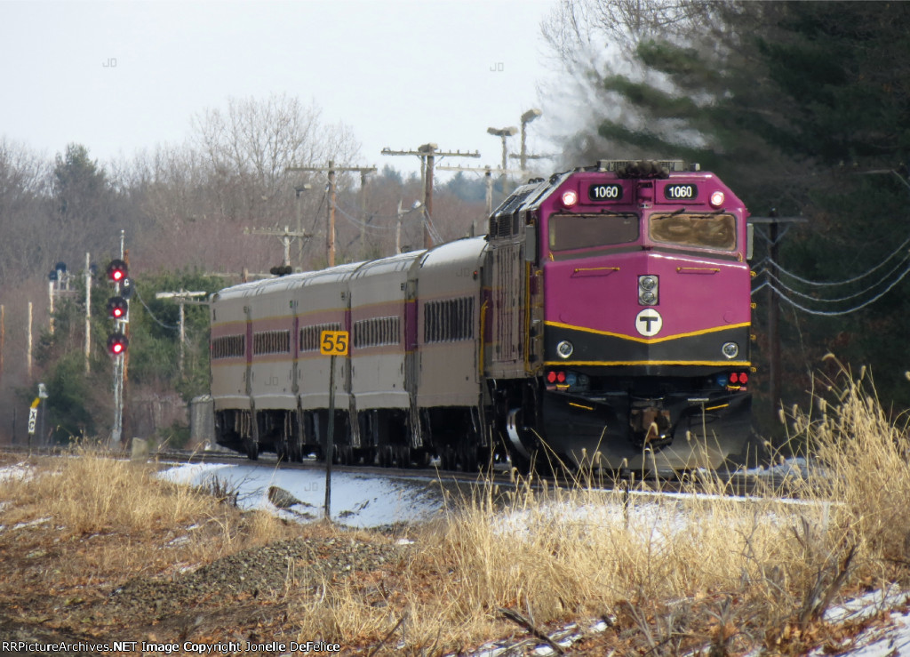 Inbound MBTA Commuter...